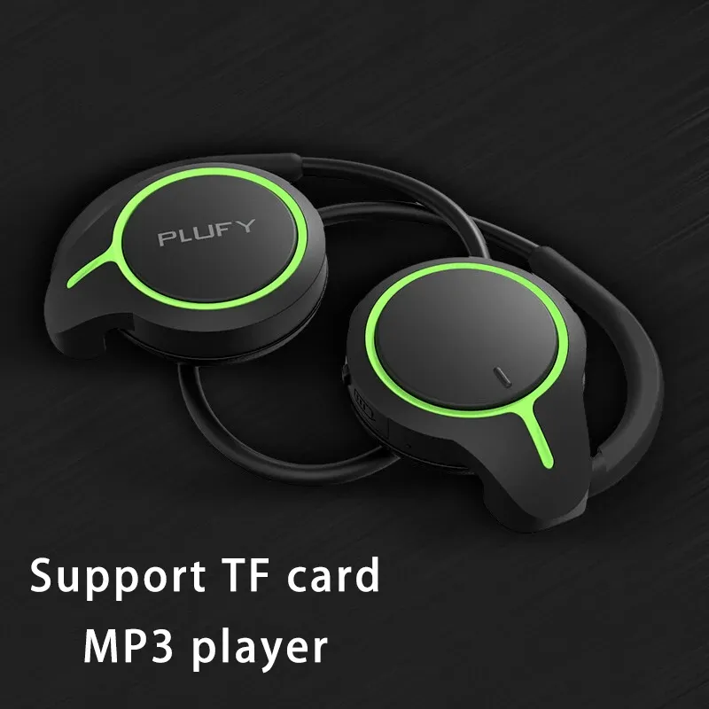 Strumento Plufy Wireless Bluetooth 5.0 Sport Cumo Sport Mp3 Supporto per cuffie stereo TF Supporto TF con radio