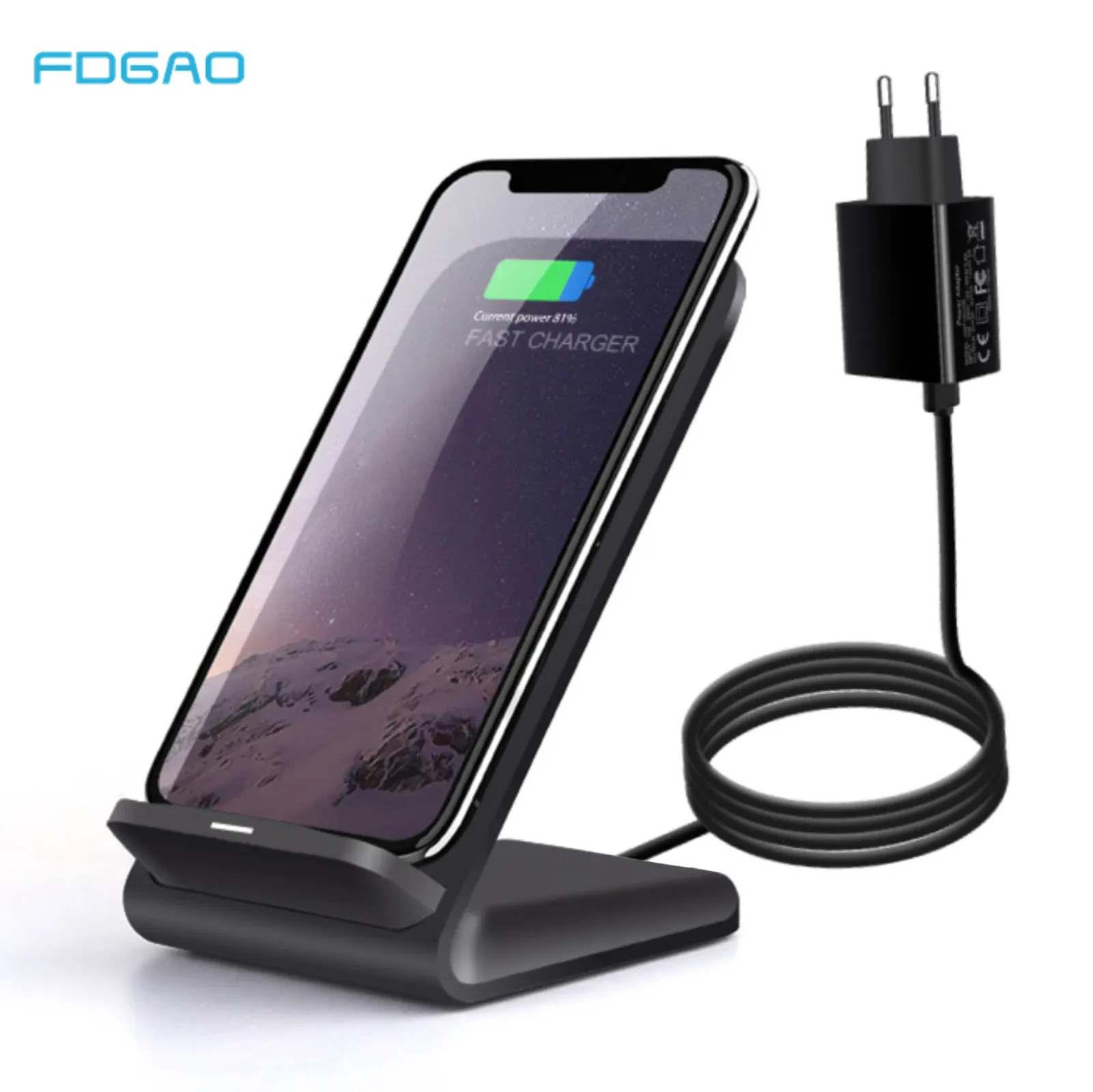 Ladegeräte 30W Wireless Ladegerät Dock mit 18W QC3.0 -Adapter für iPhone 14 13 12 11 xs xr x 8 schnelles Ladestand Pad für Samsung S22 S21