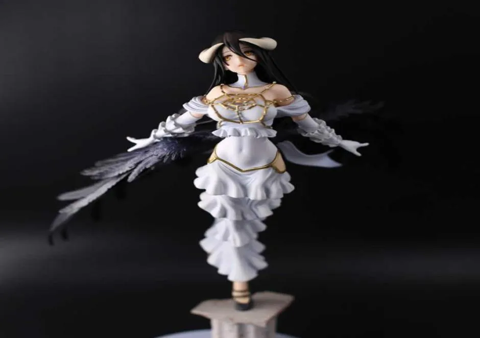 2019 New Figurine 25cm Albedo Anime Cartoon Sexy Girls Anime PVCアクションフィギュアToys Toys Toy