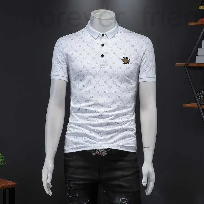 Herren Polos Designer 2024 Sommer New Korean Edition Fashion Casual Short Sleved Bottom Shirt Halb-Shirt Polo WQ05