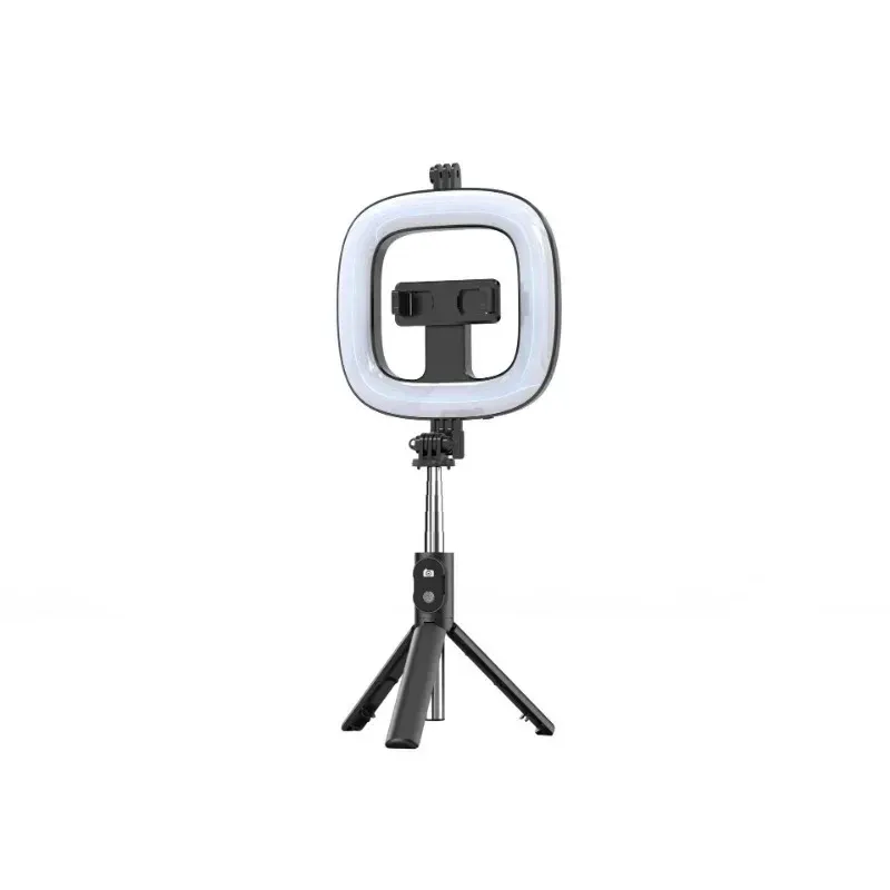 Üreticinin Led Yüzüğü Dolgu Light Bluetooth Selfie Pole 3 renkli güzellik canlı akışı evrensel tripod selfie direği