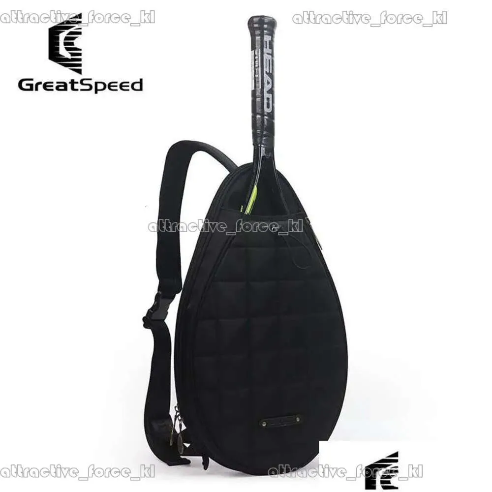 Bolsas ao ar livre Greatspeed Tennis Bag Badminton Badminton Shoder masculino Raquet de raqueta pacote de raquete Great Grow Deliver dho0u 876