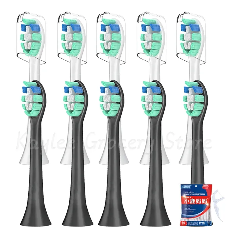 Teste per PH SONICARE C1/C2/G2/W2 Teste di spazzolino da denti elettriche adatte HX9021 HX9023 HX9033 HX3226 HX6616 HX6730 GUARSI SPOSTA SOSTITUI