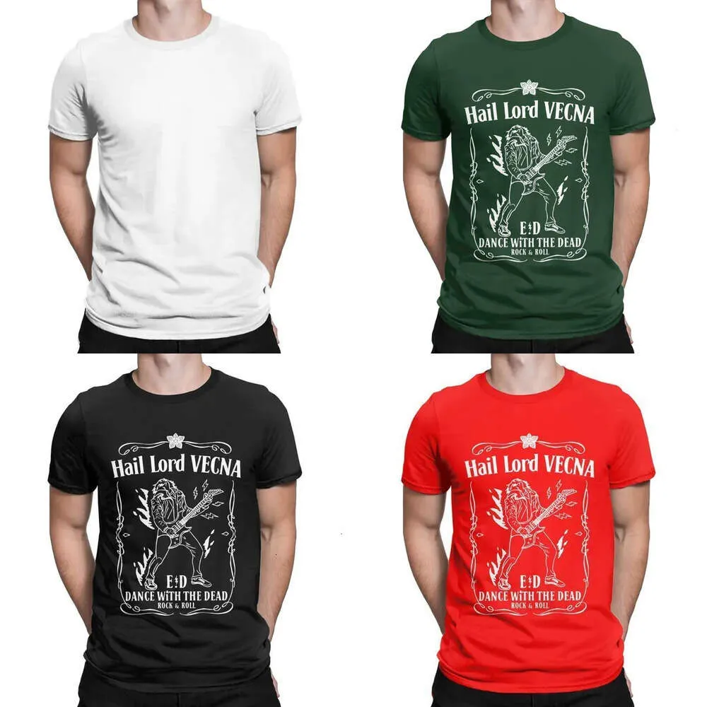 T -Shirts Herren Eddie Munson Stranger Things Classic t for Men Shirt Fantastische Tee Roundkragen Baumwolle einzigartige Kleidung 230110 ee