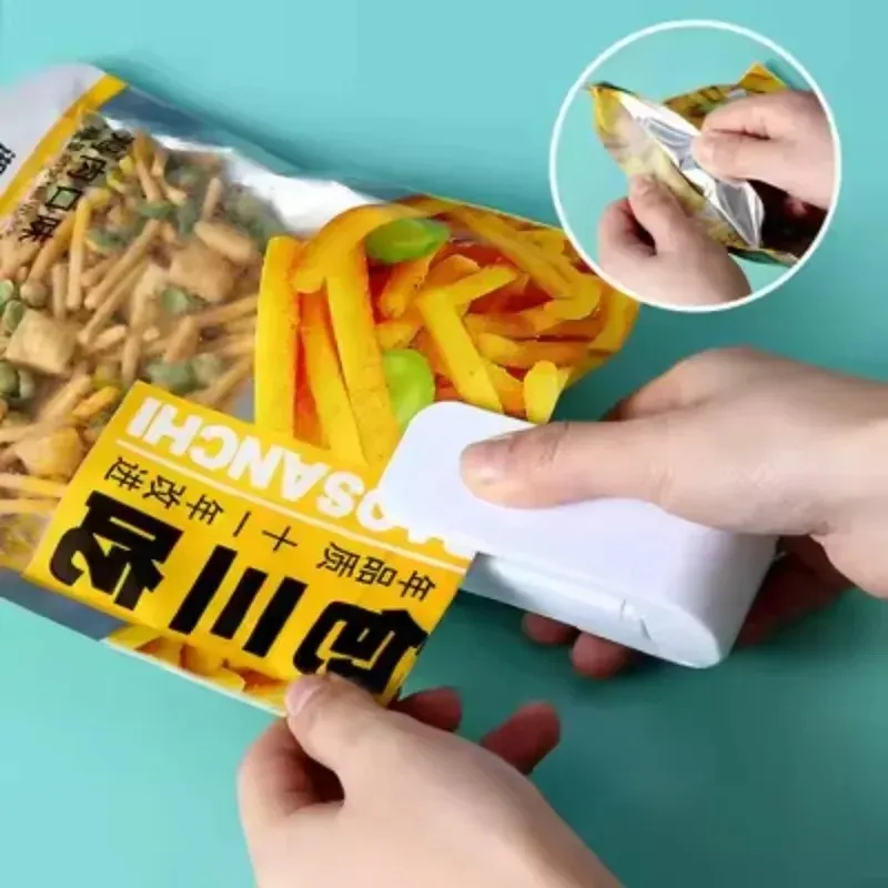 난방 부엌 액세서리 스낵 밀봉 기계 가제스 홈 음식 포장 가방 편리한 저장 저장 도구 도구 식사