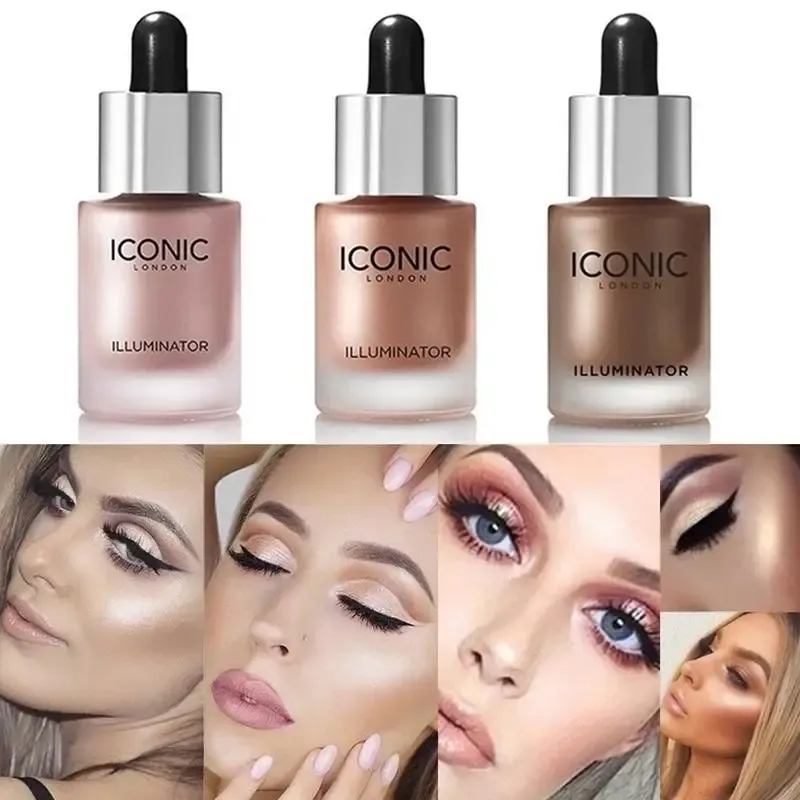 Sets 10ml Cosmetics Set for Women Illuminating Glow Elixir Face Highlighter Female Concealer Specular Powder Drip Makeup