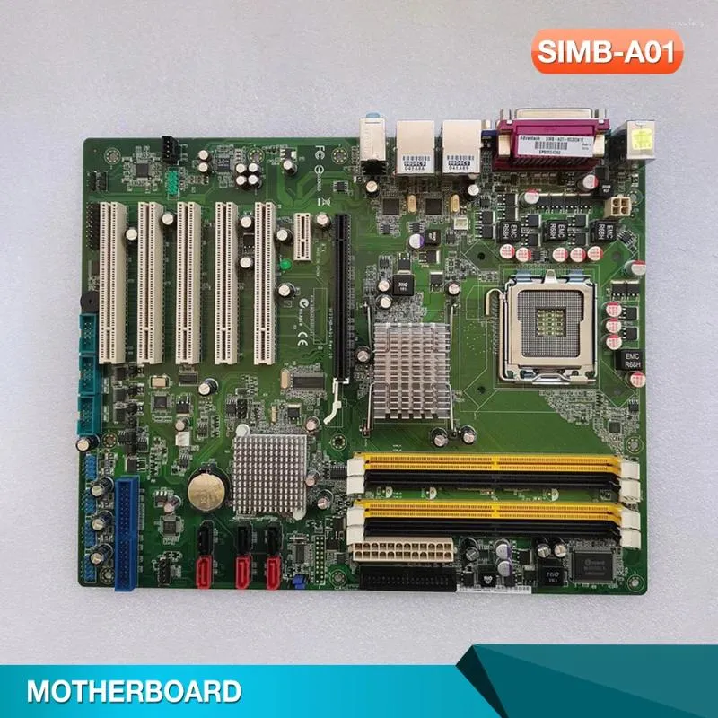 マザーボードATX産業コントロールマザーボードデュアルネットワークポートボード775 ADVANTECH SIMB-A01 SIMB-A01-6G200A1E用