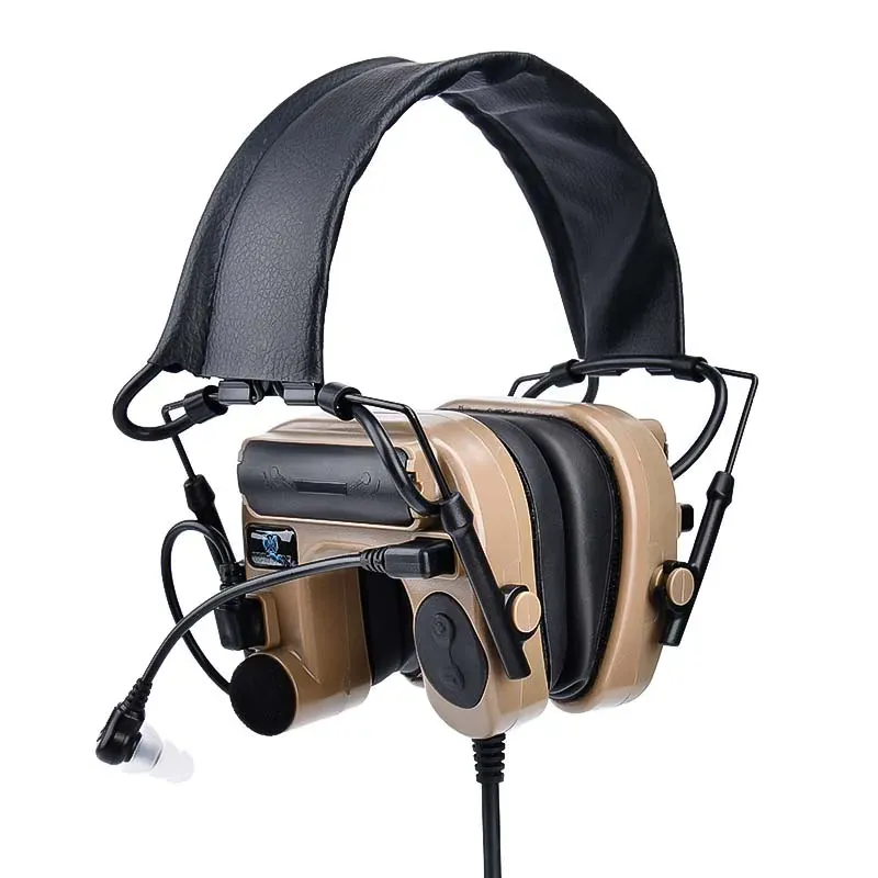 アクセサリーAirsoft ComTact IV C4Uノイズキャンセルヘッドセット玩具軍事聴覚保護射撃イヤマフ
