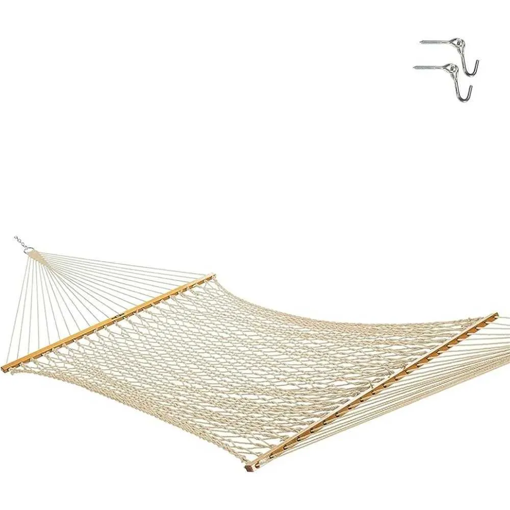 Camp Furniture 13 Ft. X 55 In. Portable Rest Net 450 LB Weight Capacity Hanging Hammock for Women Chair Beach Chairs Accommodates 2 People Camp Y240423