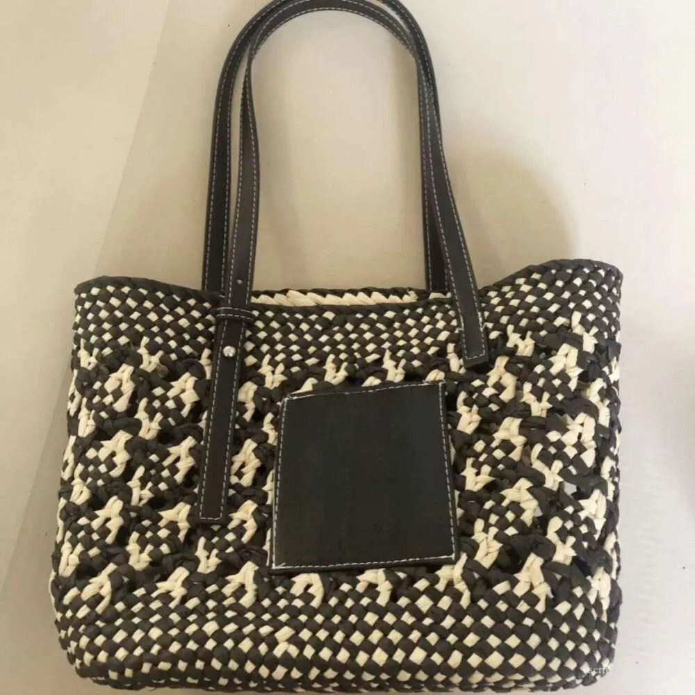 Luxury Anagram Straw Bag Fashion Tote Bag Designer Bag Square Basket Beach Bag Wallet Handbag Chains Can Be Diagonal Span or Double Chain Shoulder Crossbody Bag 813