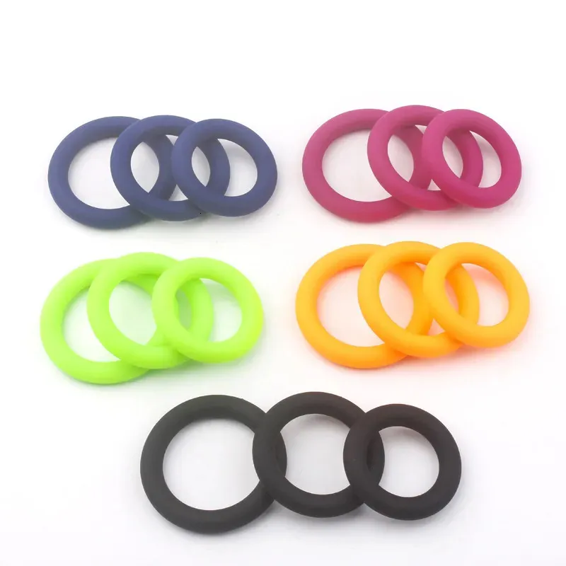 3 -stcs penis ring set siliconen pik ringen ejaculatie vertraging cockring seksspeeltjes voor mannen volwassen product lul lock erectie sexy shop 240409