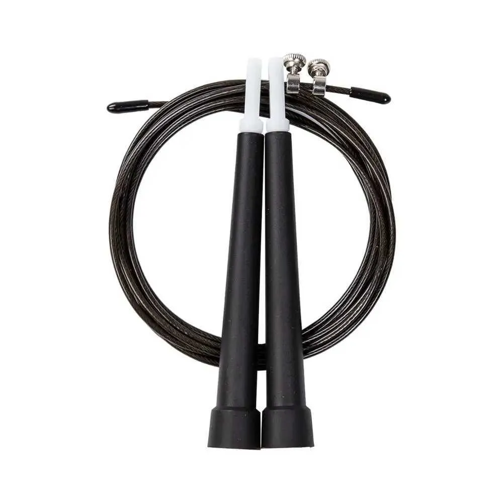 Jump Ropes Fast Jump Rope Steel Wire Rep Hållbart snabbt Jump Rope Cable Childrens träningsutrustning Hem Gym Y240423