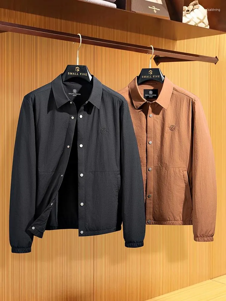 Herenjacks JSBD-NZ Yuppie Gentleman High-End Texture Elastic Fabric Simple Matching Single Breasted Rapel Jacket