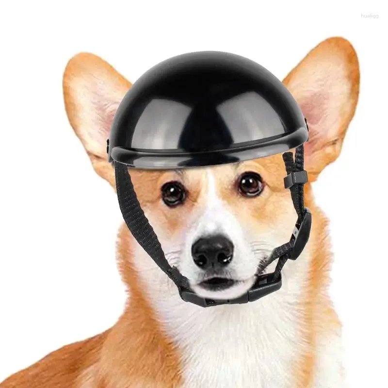 Abbigliamento per cani hat hat hat grande animale domestico di sicurezza motociclistica con fascia elastica a cinghia regolabile per cani di piccola taglia per gatti all'aperto