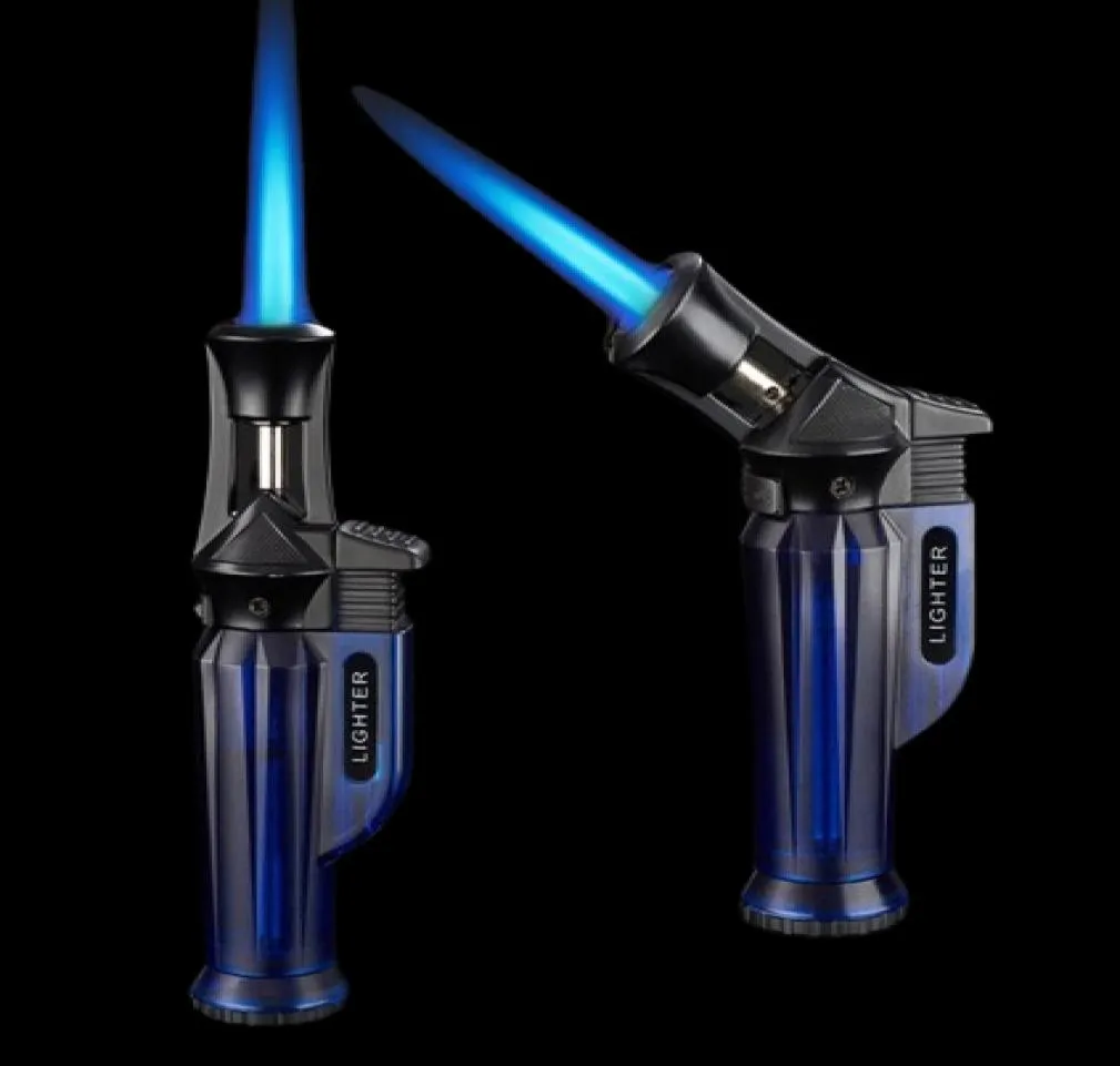 New Windproof Metal Gas Butane Torch Lighter Creative Elbow Cigarette Lighter Jet Inflated Cigar Smoking Gadgets For Men Gift7544170