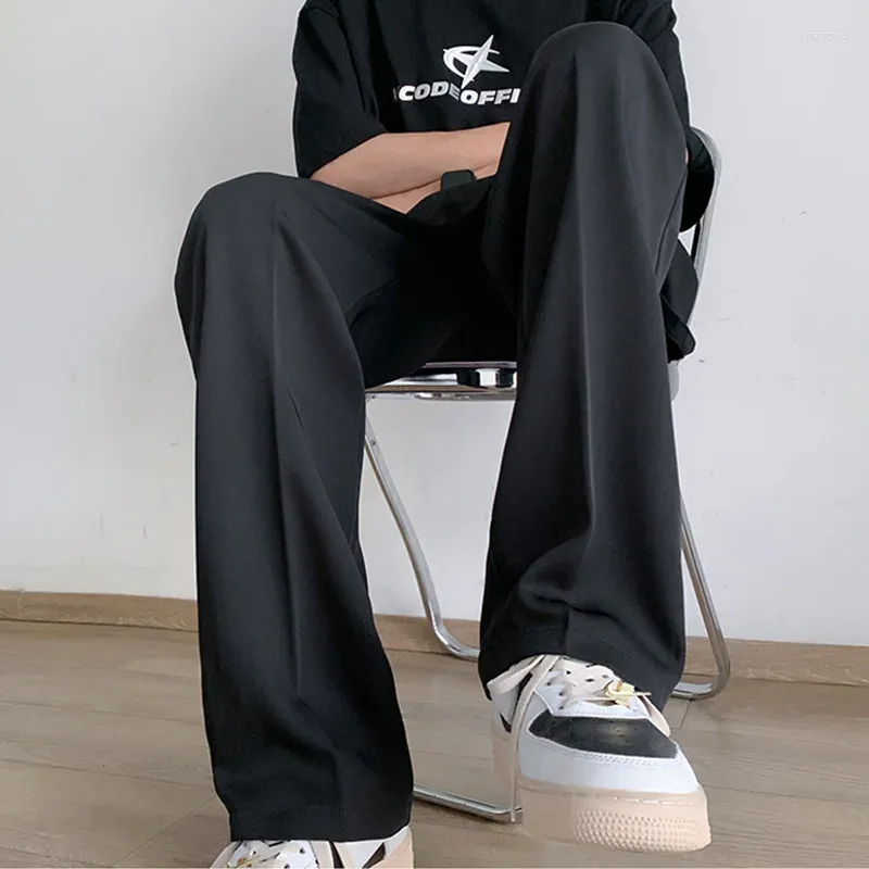 Herrenhose Streetwear Model Mode Hosen Lang lässig 2024 koreanisches Büro Drawess tragen Anzug männlicher Blazer A50