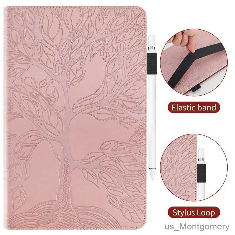 Tablet PC Cases Torby 3D Tree Expossed for Galaxy Tab A 8 Case SM-T290 T295 Pokrywa tabletu dla funta Galaxy Tab A8 Case