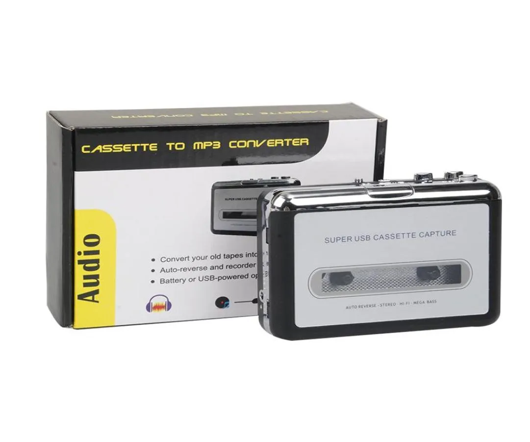 Przenośna przechwytywanie kasety mp3 na taśmy USBS PC Super mp3 odtwarzacz muzyki Audio Converter Player DHL232G9888245