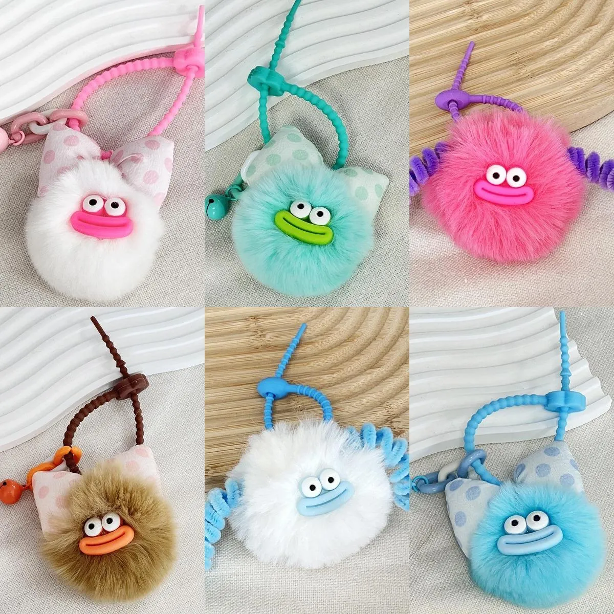 Sausage Mouth Miscellaneous Art Hair Ball Pendant Cute Keychain