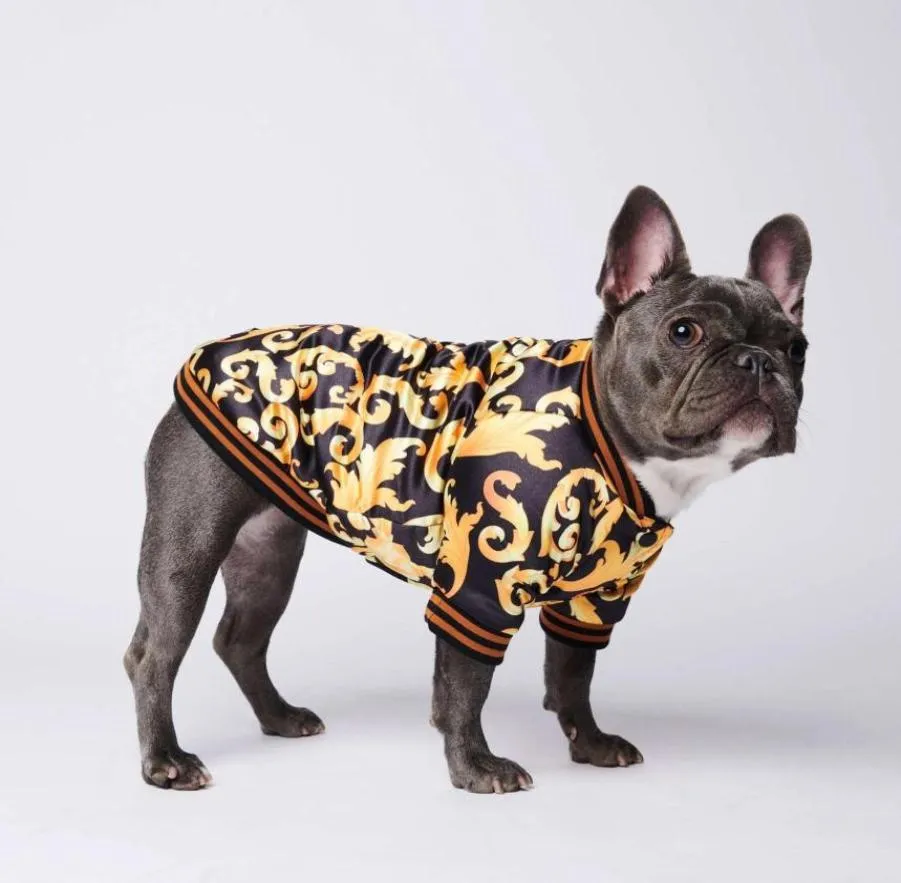 Veste de vêtements de bouledogue français Veste de chiens chaleureux Retro Magin de chien vêtements pour animaux de compagnie Puppy Dog Pugs Puppy Clothes2604980