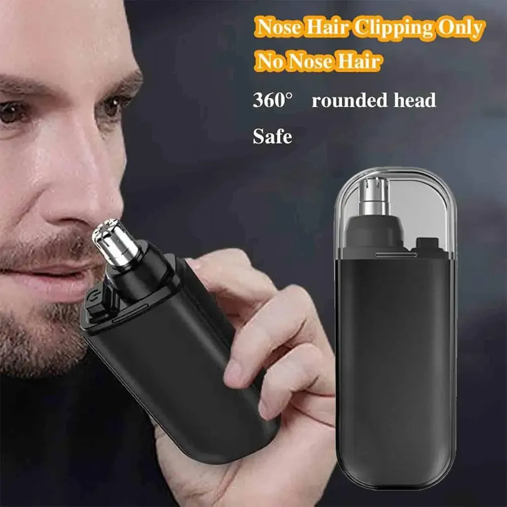 Clippers Electric Painless Nose Hair DualEdge Blades Professional Nose Trimmer USB Charging Washable for Face Care