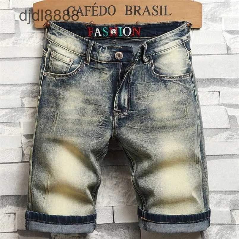 2024 Nuovi pantaloncini di denim Mens Pants Mid Gambe Fashion Brand Brand Summer 5/5 Pants