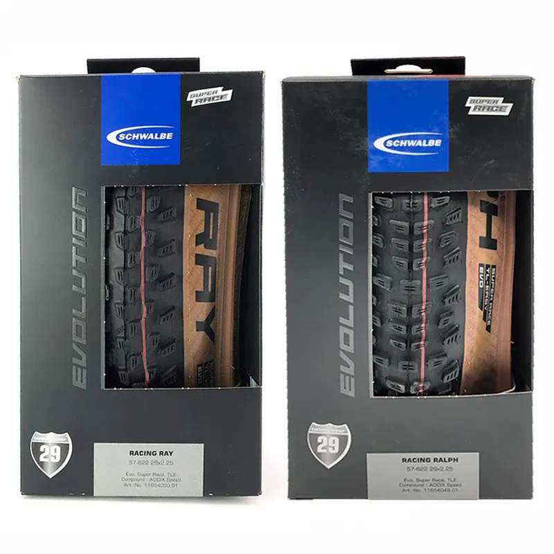 Del 1PC Schwalbe 29x2.25 2.35 57622 29x2.1 Racing Ray Bicycle Tire MTB Road Bike Tubeless TLR Racing Ray Tire