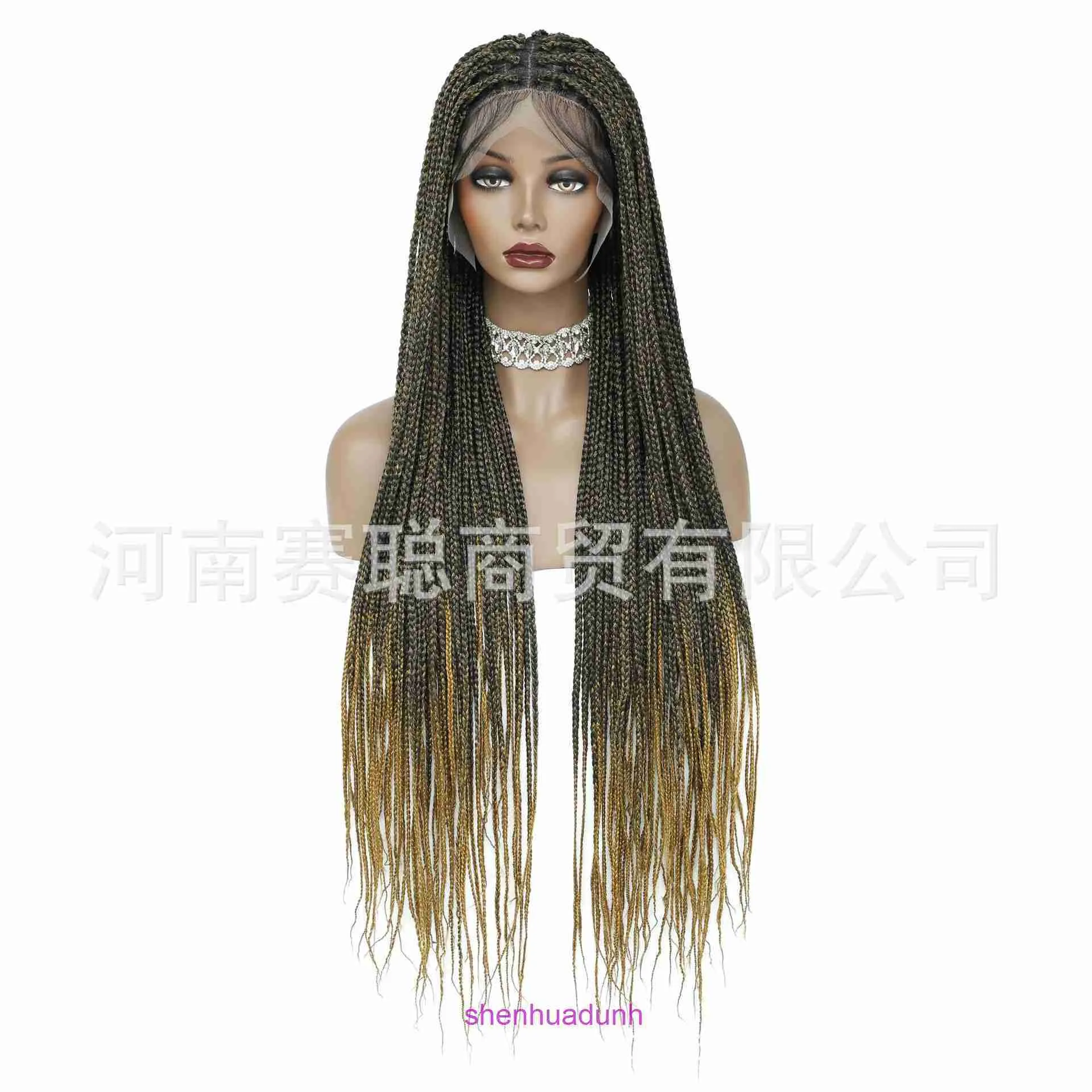 Crochet Braids Full Lace Synthetic Fiber Braid Wig