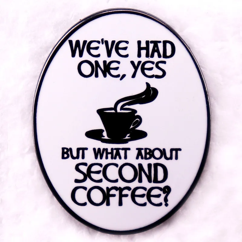 Fantasy Science Fiction Coffee Pin Pin Game Film Film Quotes Broche Brilhó