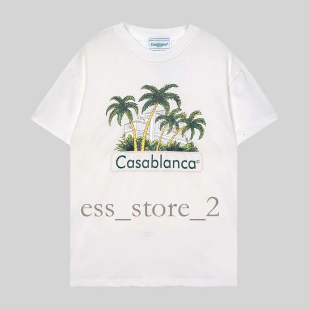 Casa Blanca Shirt Casablanc Shirt Casablancas Shirt Tennis Club T-shirt Mens Designer Casablanca Shirt Camiseta Mode décontracté Tees Kleidung Street Size S-3XL 24SSS 300