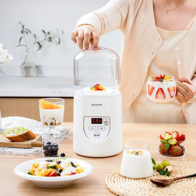 Tillverkare yoghurt maker hushåll yoghurt maskin liten automatisk multifunktion intelligent kylfermentator elektromenager mat