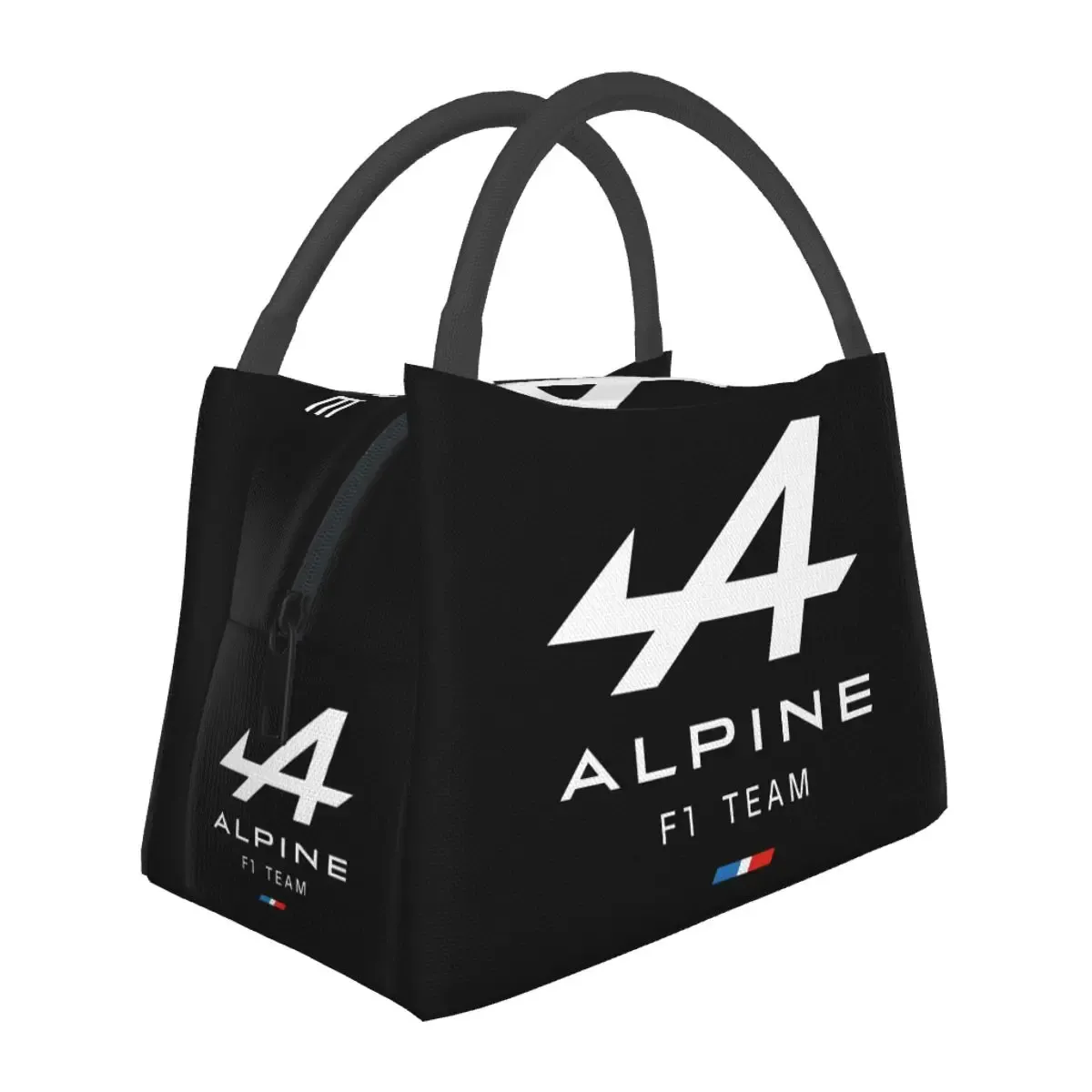 Tassen Alpine F1 Team Logo Men Lunch Bags Geïsoleerde koeler draagbare picknickreizen canvas tote voedseltas