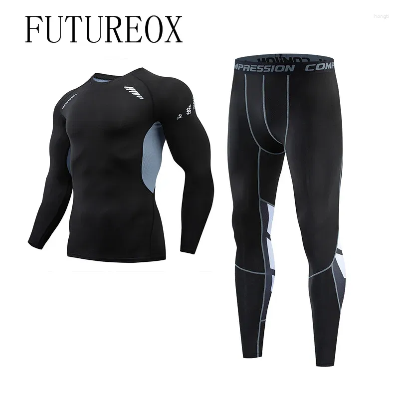 Men's Thermal Underwear Sportswear Running Tights Suit Compression Gymnastics Outdoor Track And Field Clothing Basketball Training