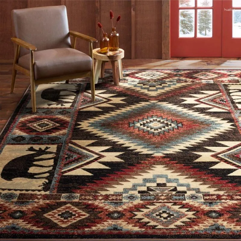 Tappeti tappeti non slittamento ingresso tappeto personalizzato tappeto europeo tappeto quadrato design retrò tapete para quarto soggiorno decorazione