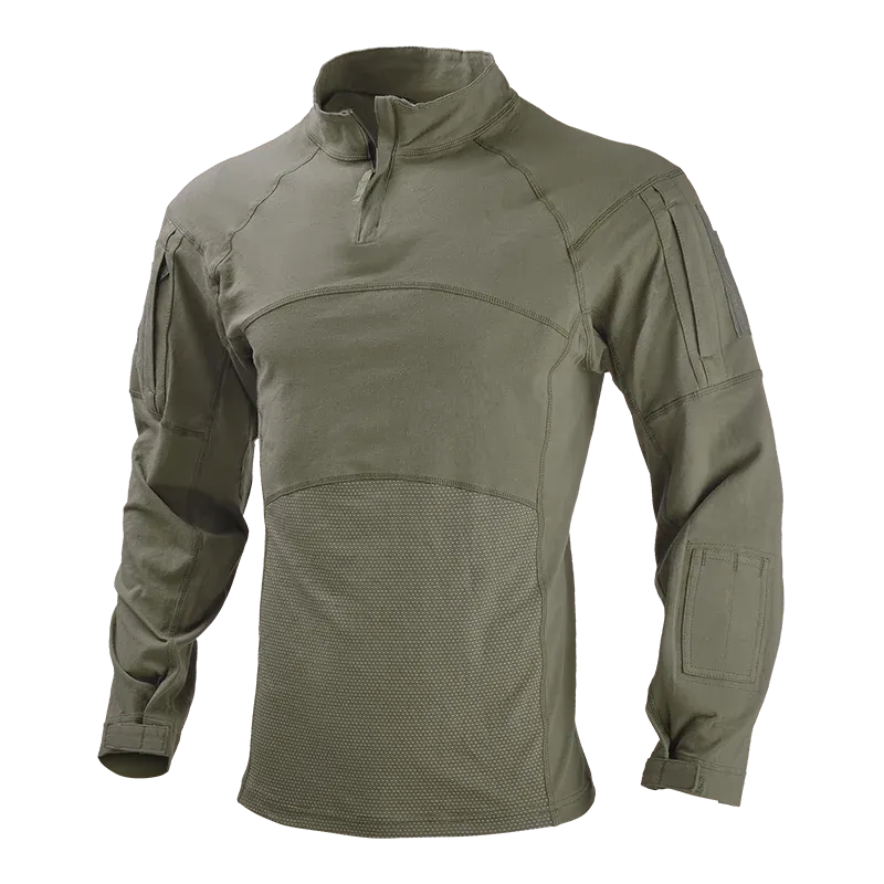 T-shirts Taktisk skjorta för män Combat Soffair Clothing Military Elasticity Camo Shirts Handing Multicam Army Long Sleeve Hunting Clothes