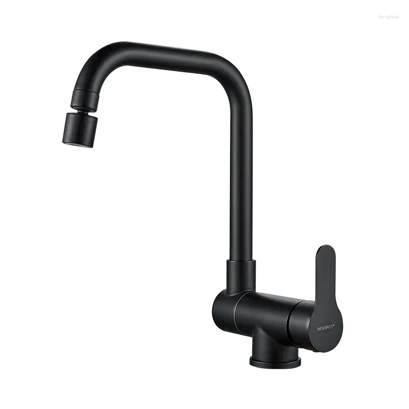 Kitchen Faucets Faucet For Front Window 360° Swivel Folding Mixer 2 Spray Modes Single Lever
