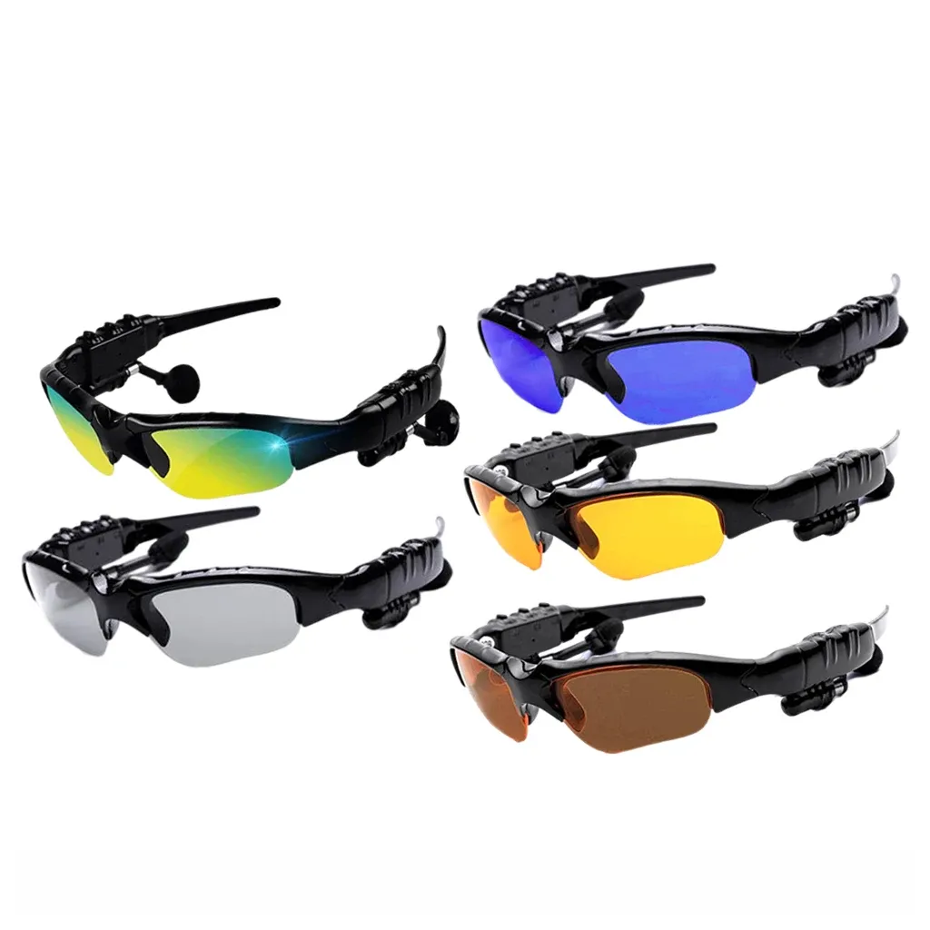 Sunglasses Music Sports Bluetooth Sunglasses Polarized Glasses Headset Headphone With Mic for Driving