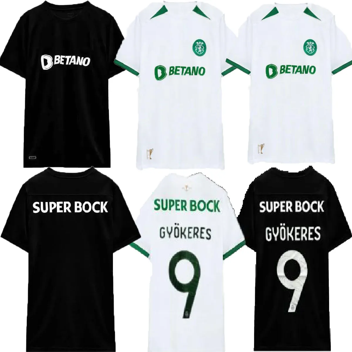 2024 Sporting CP Soccer Jerseys Lisboa Winners 'Cup Kit Especial Kit 60º aniversário Lisbon Home Away Terceira 4ª camisetas de futebol Gyokeres