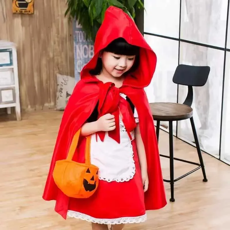 open lace back dress Little Red Riding Hood Plus Size Costume – State Fair Seasons main image 0