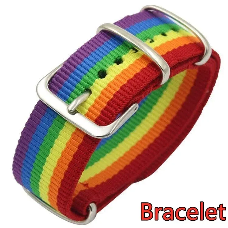 STRANDS DELYSIA KING UNISEX Trendy regenboog paar Bracelet Simplicity Temperament Multicolor polsband Verjaardagscadeau