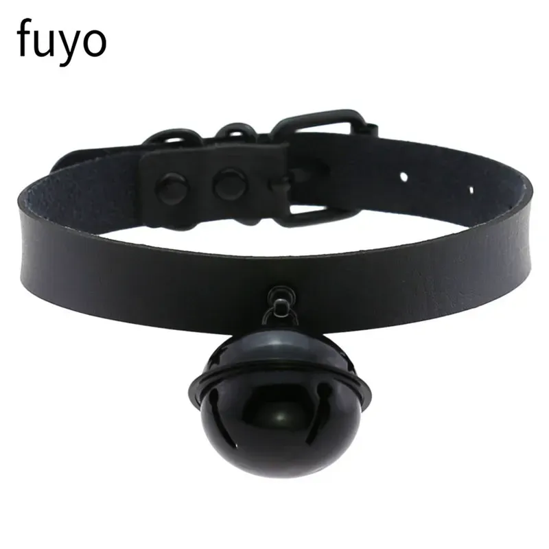 Collane Punk Black Black Lock Lock Collane in pelle PU per donne Cosplay Rock Geometry Collar Collar Collane Collane Festival Gioielli