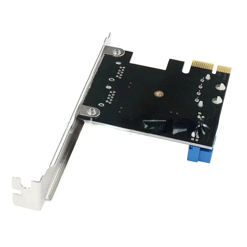 2024 USBI Express 어댑터 PCI E에서 USB 3.0 20PIN 컨버터 컨트롤러 PCIE X1 USB 3 0 2 포트 어댑터 USB3.I-E 확장 카드 USB 3.0 확장 카드