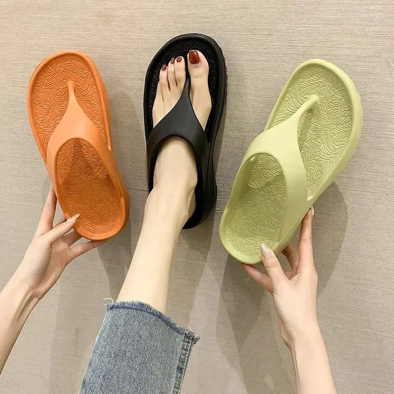 Terlik Eva Beach Flip Flops Dış Mekan Kadın Erkekler Ev Slaytlar Sandalları Yaz Kapalı Ev Sıkıştırma