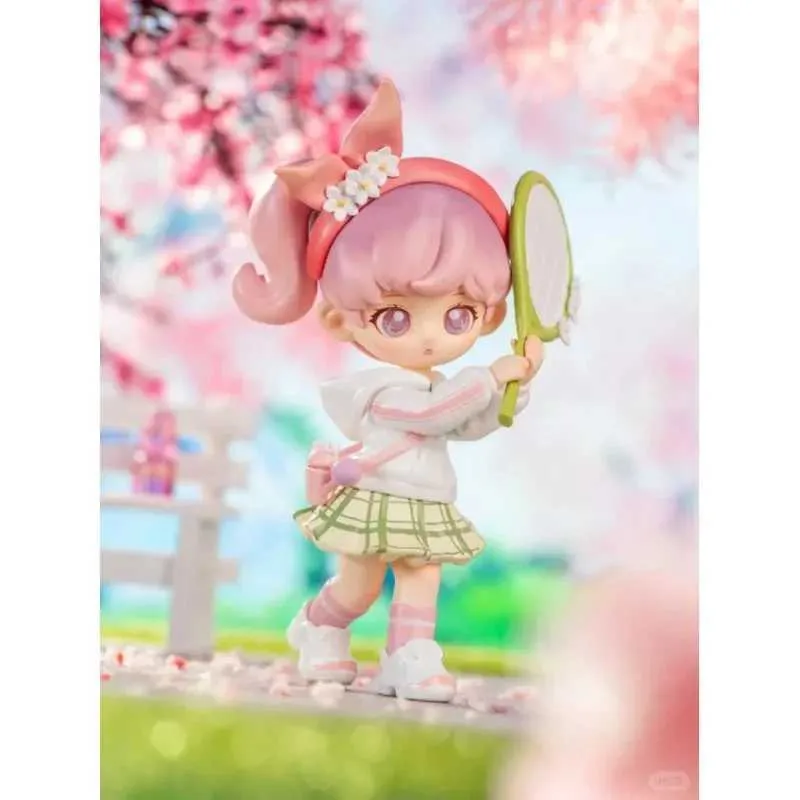 Blind Box Teennar Sakura Academy Series Blind Box Cute Action Anime Figure Kawaii Mystery Box Model Designer Doll Toys Y240422