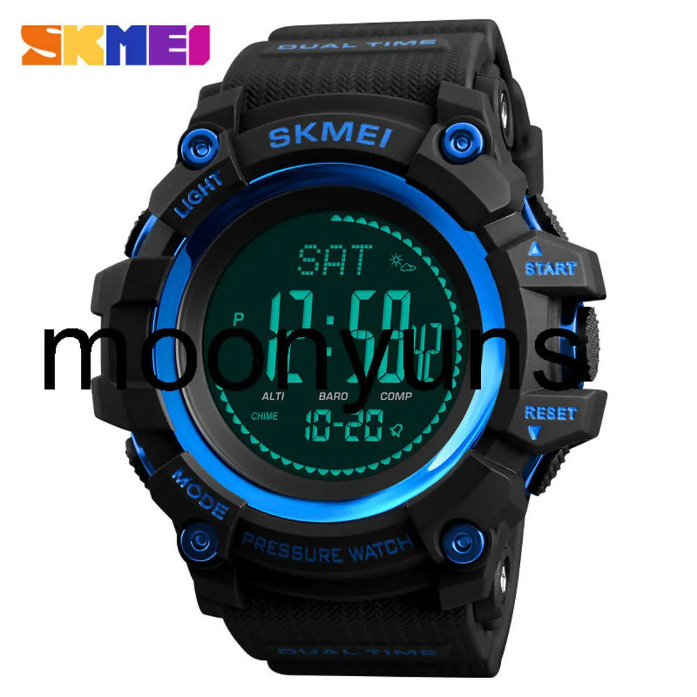 Skmei Watch Skmei 1538 Märke Mens Sports Watches Hours Pedometer Calory Digital Watch Altimeter Barometer Compass Thermometer Weather Men Watch High Quality