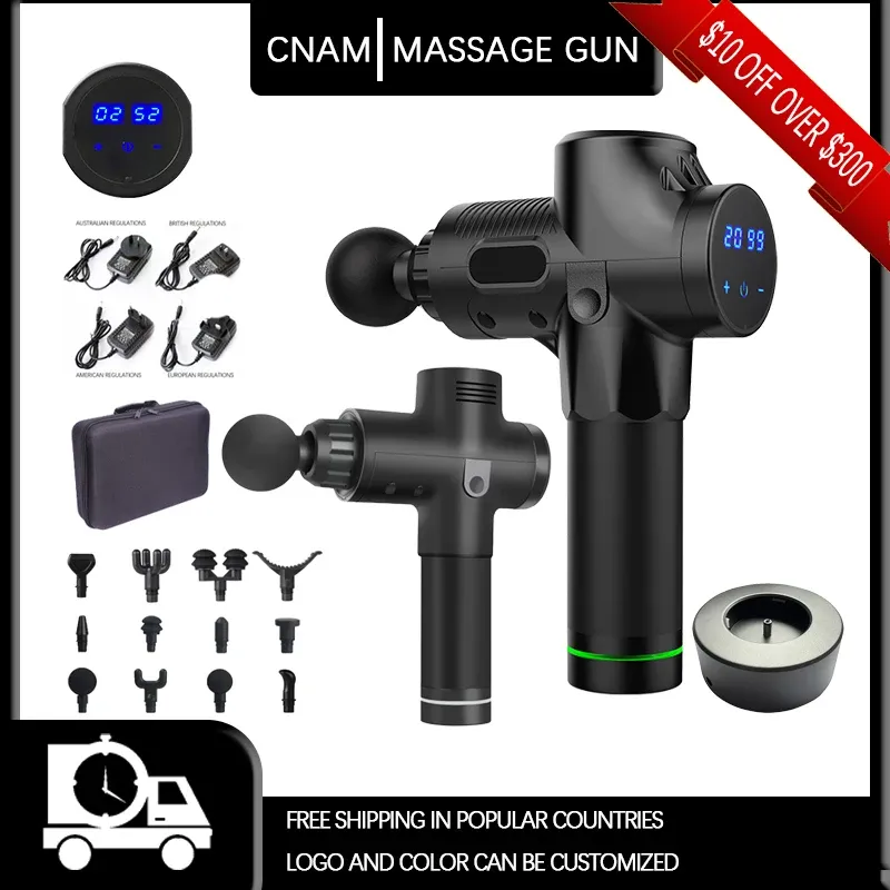 Massager Electric Pescoel Pérete Ponta do massageador de massageador de dor nas costas Relaxamento Dor aliviar o estímulo muscular Massagem Conjunto de acessórios