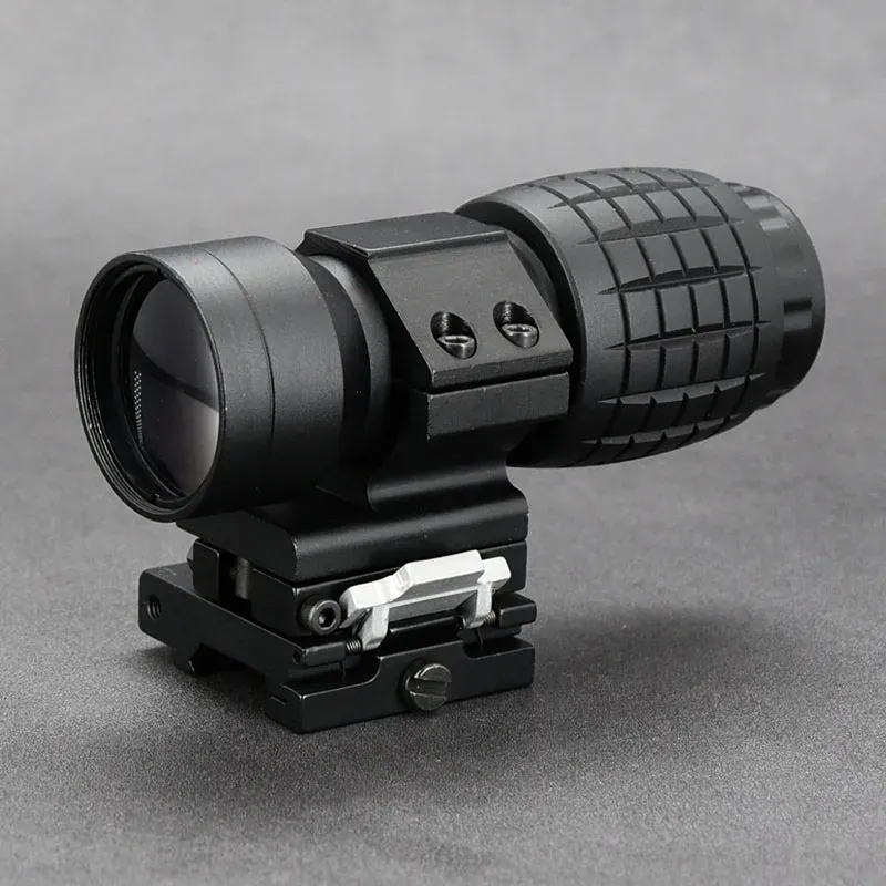 Optics Tactical 3X 5x Magnifier Lens Optics Scope wiht Release rapide Flip Flip 20 mm Rail Mount