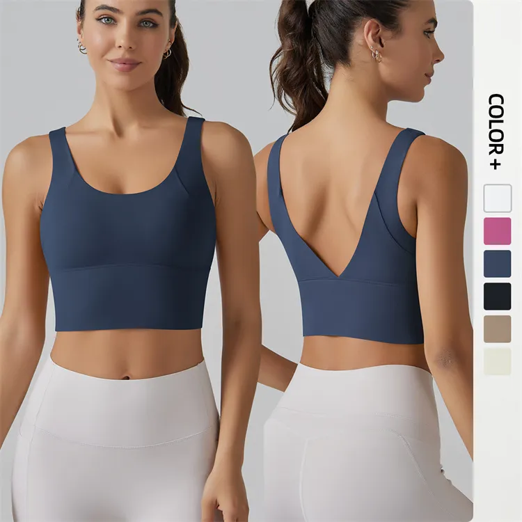 Women Sports Bra Back Closure High Impact Workout Sport Top Crop Fitness Wears for Yoga Gym Brassere Sports Awear