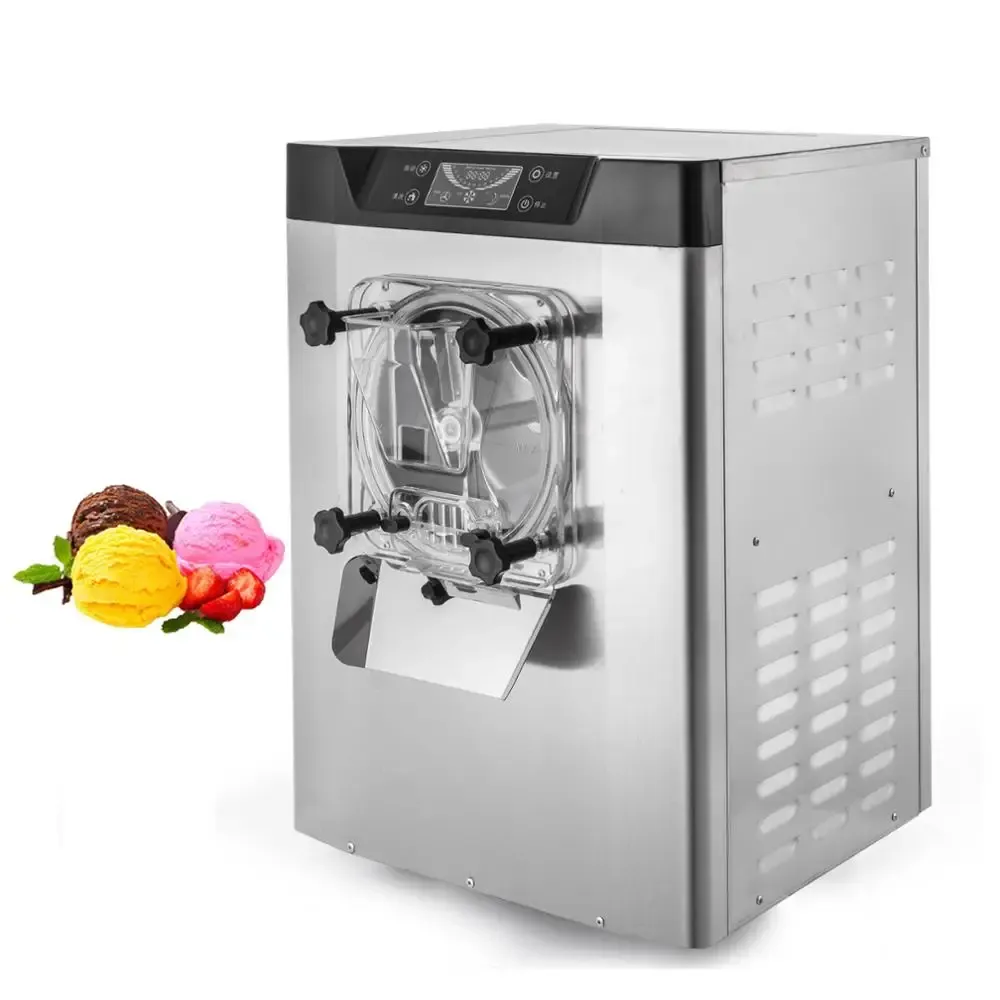 Makers Restaurant Supermarket Factory direkt Gelato Glass Machine/Hard Ice Cream Machine gratis CFR till Sea WT/861324555378