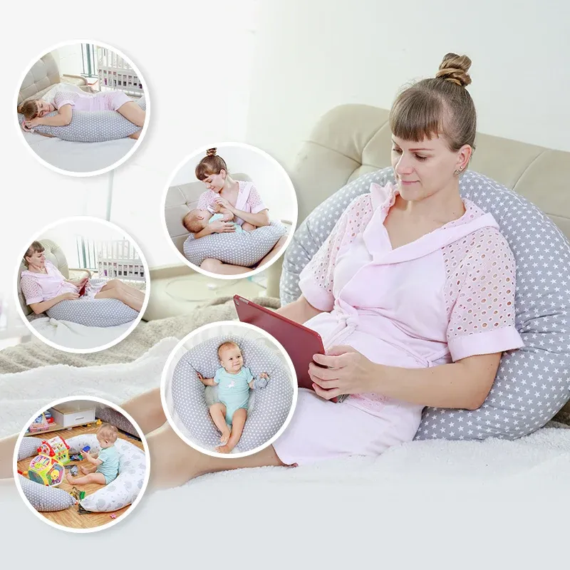 Klänningar gravida kvinnor kudde kil för moderskap kropp stödminne skum graviditet stöd kropp mage mjuk kudde kudde täckning